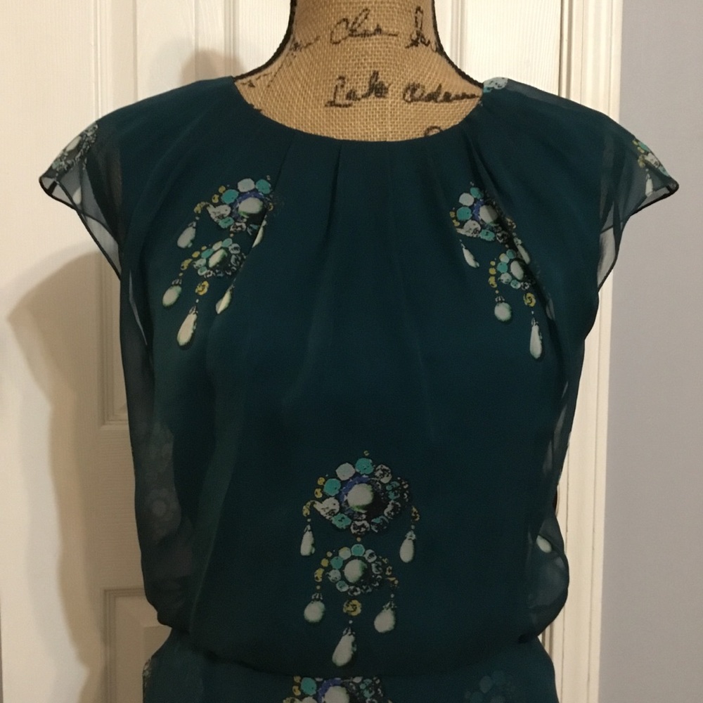 Oscar de la Renta Silk Dress - Picture 3 of 11